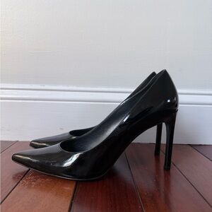 Stuart Weitzman Glossy Black Heels